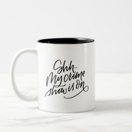 Mitt brottsbildspel Två-Tonad mugg