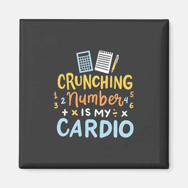 Mitt Cardio-nummer för räkenskapsavslutning Magnet (Framsidan)