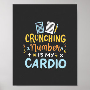 Mitt Cardio-nummer för räkenskapsavslutning Poster