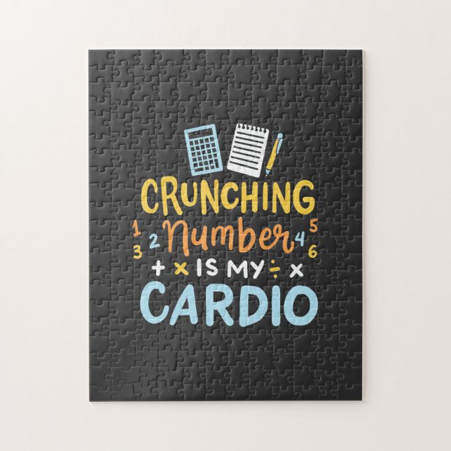 Mitt Cardio-nummer för räkenskapsavslutning Pussel (Vertikal)