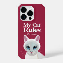 Mitt Cat regler vårt hus iphone case