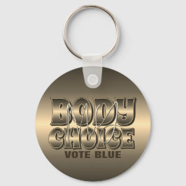 Mitt chassi Mitt val - nyckelkedjan Guld Nyckelring