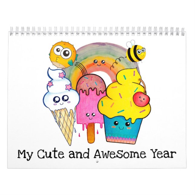 Mitt Cute och Fantastisk år! Kalender (Omslag)
