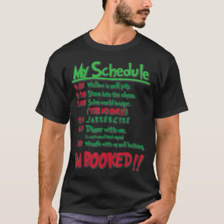 Mitt dagschema Im bokat julshjort Merry Ch T Shirt