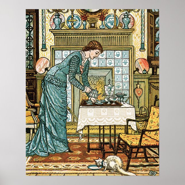 Mitt Dam-hus, framsida till House Beau Poster (Framsidan)