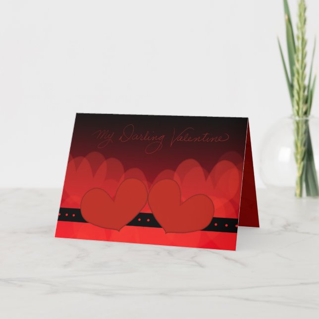 Mitt Darling Valentine kort (Framsida)