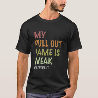 Mitt dragspel är svagt roligt Ny pappa Pappa T Shirt