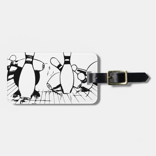 Mitt dricka lag har ett bowlingproblem bagagebricka (Horisontell Framsida)