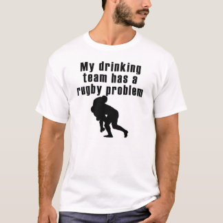 Mitt dricka lag har ett Rugbyproblem Tröja