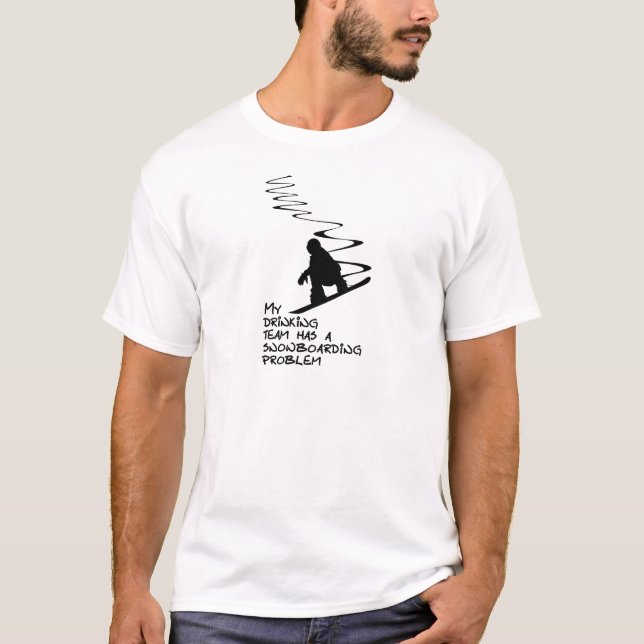 Mitt drickslag har ett snöproblem. tee shirt (Framsida)
