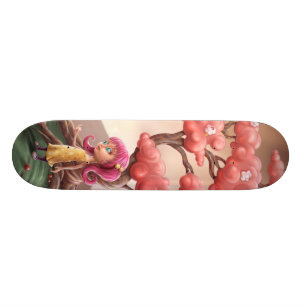 Mitt dröm- träd - skridskodäck old school skateboard bräda 18 cm