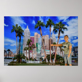 Mitt fantastiska hotell i Vegas. Poster