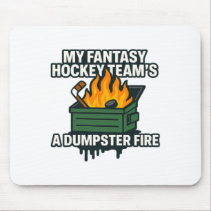 Mitt Fantasy Hockeylag Är En Soptipp Roligt Skämt Musmatta
