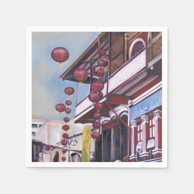 Mitt Far Stigning Dragon, Singapore Pappersservett (Framsidan)