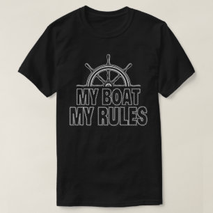 Mitt fartyg min roliga rodd för regler t shirt