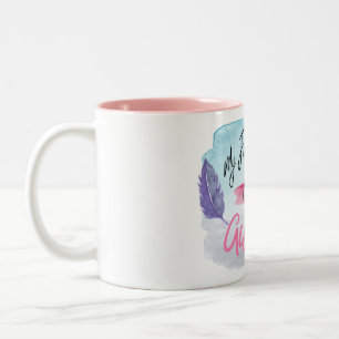 Mitt favorit- folk appell mig Auntie Kaffe/Teamugg Två-Tonad Mugg