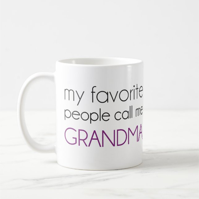 Mitt favorit- folk appell mig mormor kaffemugg (Vänster)