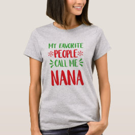 Mitt favorit- folk appell mig Nana jul T Shirt