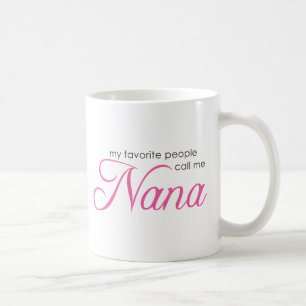 Mitt favorit- folk appell mig Nana Kaffemugg