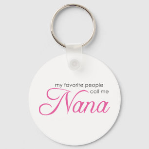 Mitt favorit- folk appell mig Nana Nyckelring