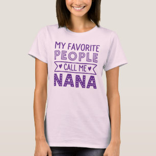 Mitt favorit- folk appell mig nana t-shirt