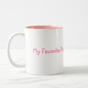 Mitt favorit- folk appell mig Nana! Två-Tonad Mugg
