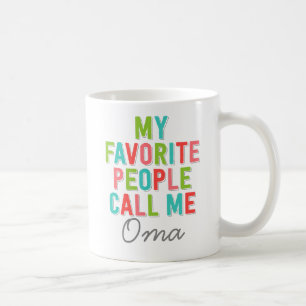 Mitt favorit- folk appell mig Oma Kaffemugg