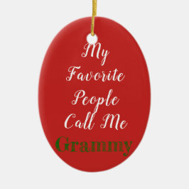 Mitt favorit- folk appell mig… prydnad julgransprydnad keramik