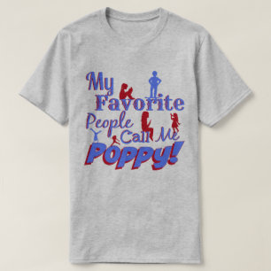 Mitt favorit- folk appell mig vallmoskjorta t-shirt
