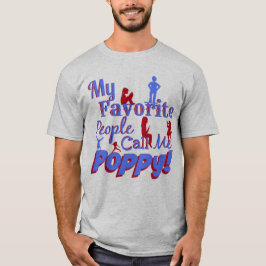 Mitt favorit- folk appell mig vallmoskjorta t-shirt