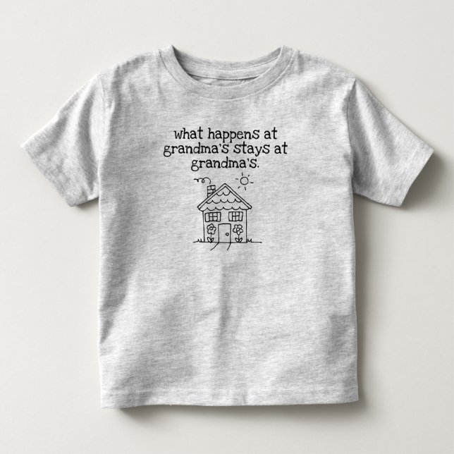 mitt favorit- ställe är mormor hus t-shirt (Framsida)