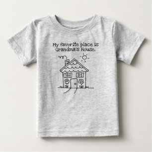 mitt favorit- ställe är mormor hus t shirt