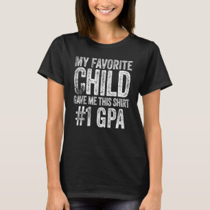 Mitt favoritbarn gav mig den här farfar-julen t shirt