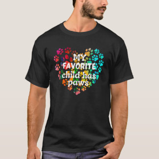 Mitt favoritbarn har tassar t shirt