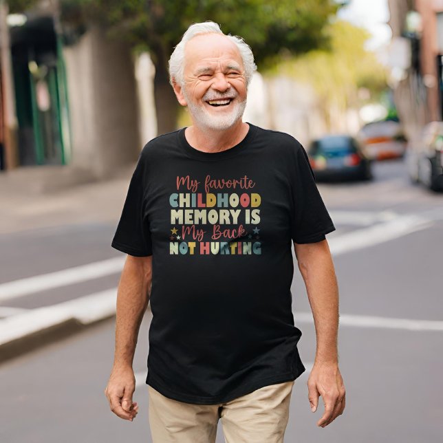 Mitt favoritbarndomsminne är inte skadat t shirt (Skapare uppladdad)