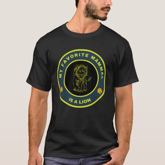 Mitt favoritdäggdjur är ett Lejont T Shirt (Framsida)