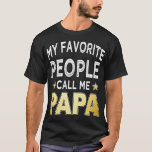 Mitt favoritfolk heter pappa pappa t shirt