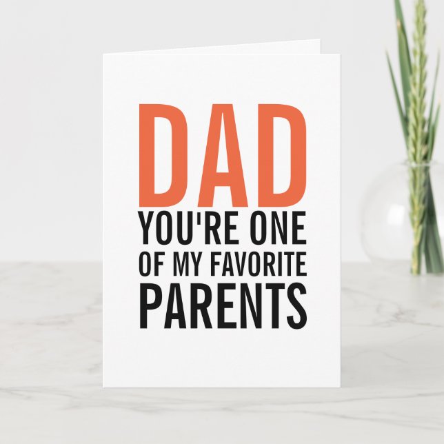 Mitt favoritkort för Fars dag i pappa Kort (Framsida)