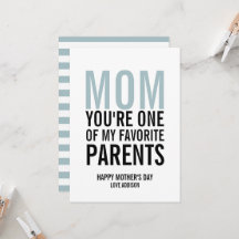 Mitt favoritkort för Mors dag i mamma
