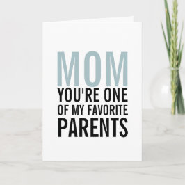 Mitt favoritkort för Mors dag i mamma Kort