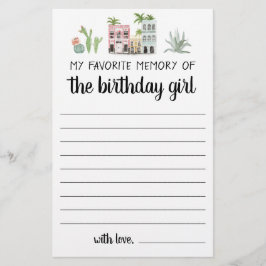 Mitt favoritminne hos födelsedagsflickan