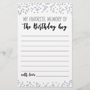 Mitt favoritminne i Birthday Boy Party-spelet