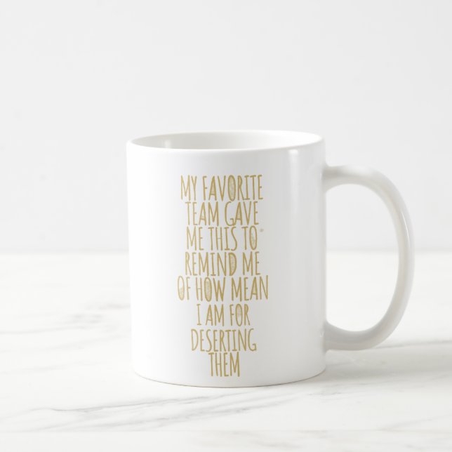 Mitt favoritteam gav mig den här idrottsmedarbetar kaffemugg (Höger)