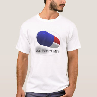 Mitt felt land som är högert OCH Tee Shirt