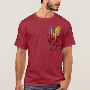 Mitt fick-. Mitt skrivar. (rödbrunt) Tee Shirt
