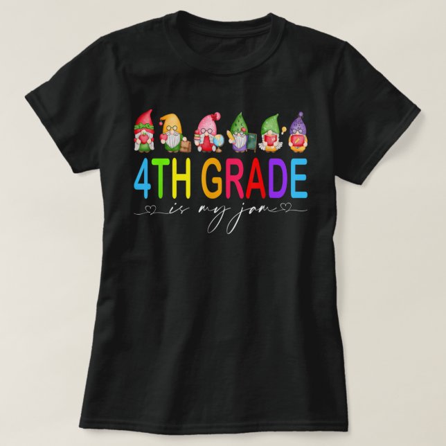 Mitt fjärde Klass är Sylt Lärare Student Back to s T Shirt (Design framsida)