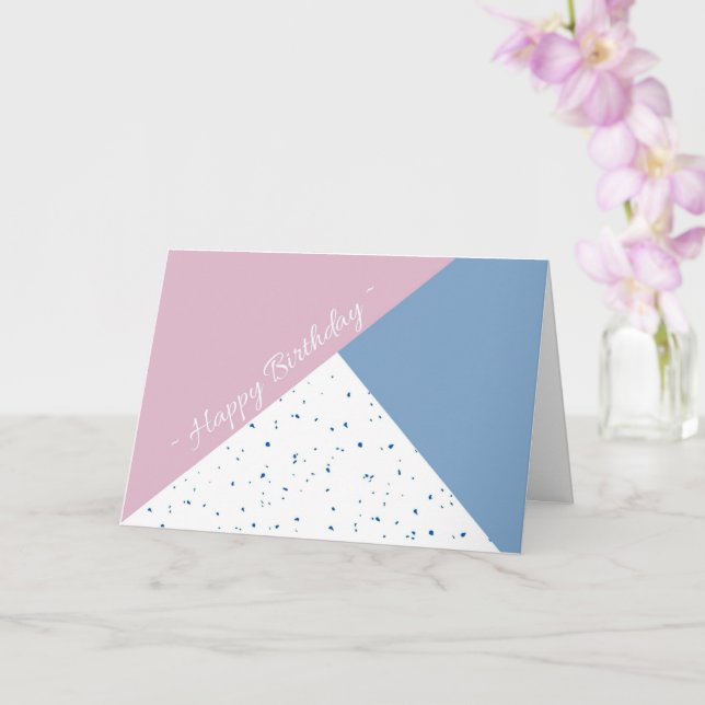 Mitt födelsedagskort kort (Orkide)