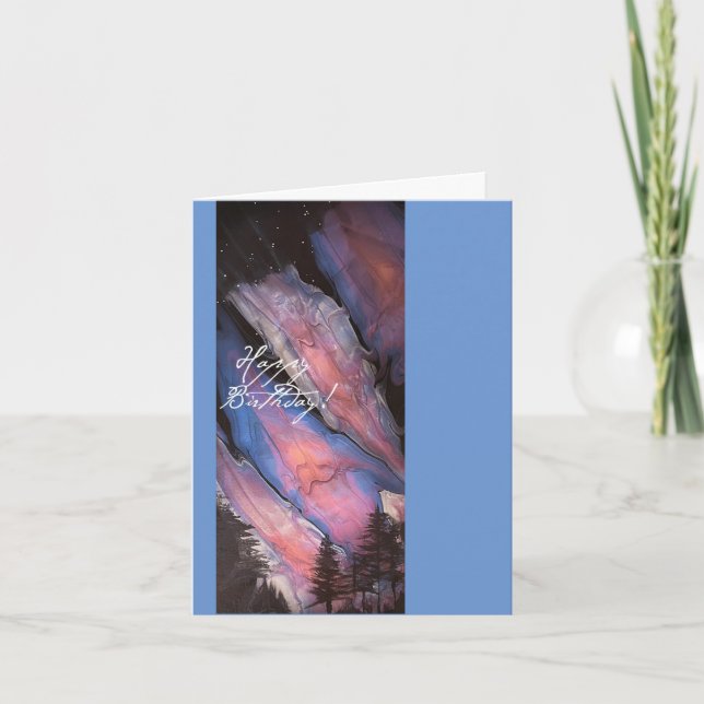 Mitt födelsedagskort tack kort (Framsida)