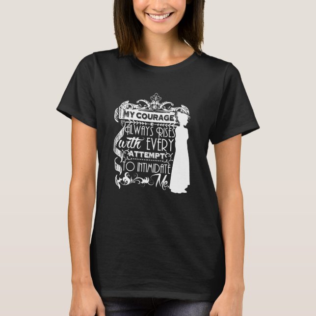 Mitt för kurage löneförhöjningJane Austen alltid Tee (Framsida)