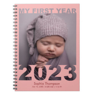 Mitt första år 2023: Modern klippning av fotoporal Anteckningsbok
